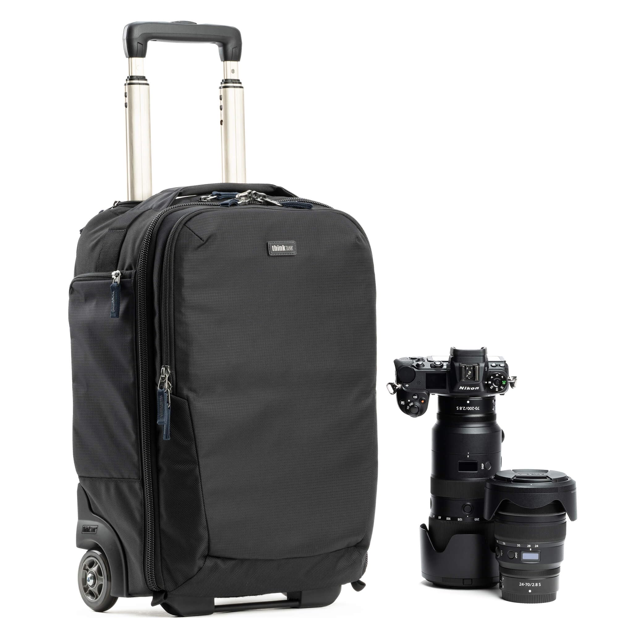 Think Tank Airport Essentials Rolling Backpack for Camera and Photo Gear - Black