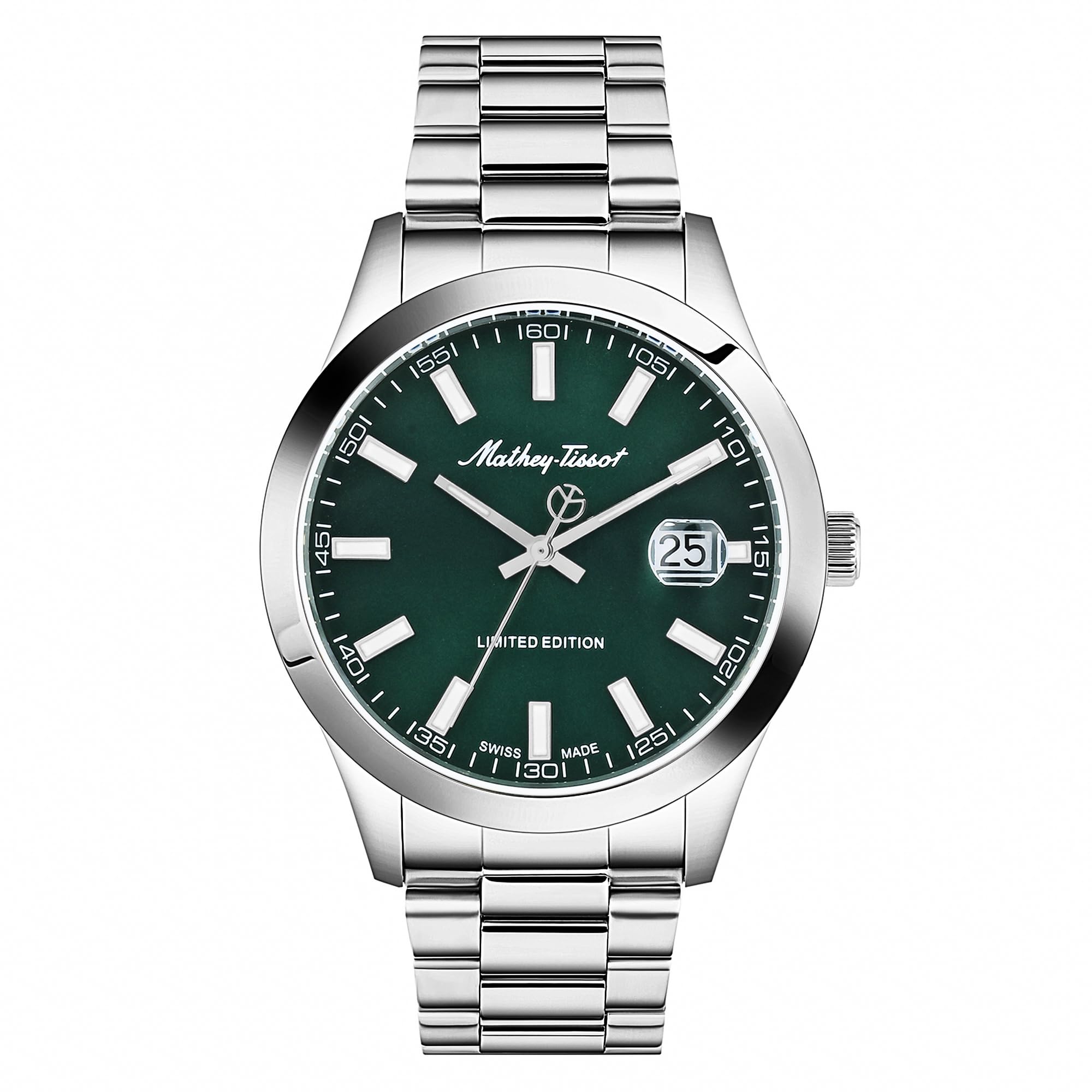 Mathey-Tissot Stainless Steel Analog Green Dial Womens Watch-D451Ve (B09NZQW8V9) Amazon Price History, Amazon Price Tracker