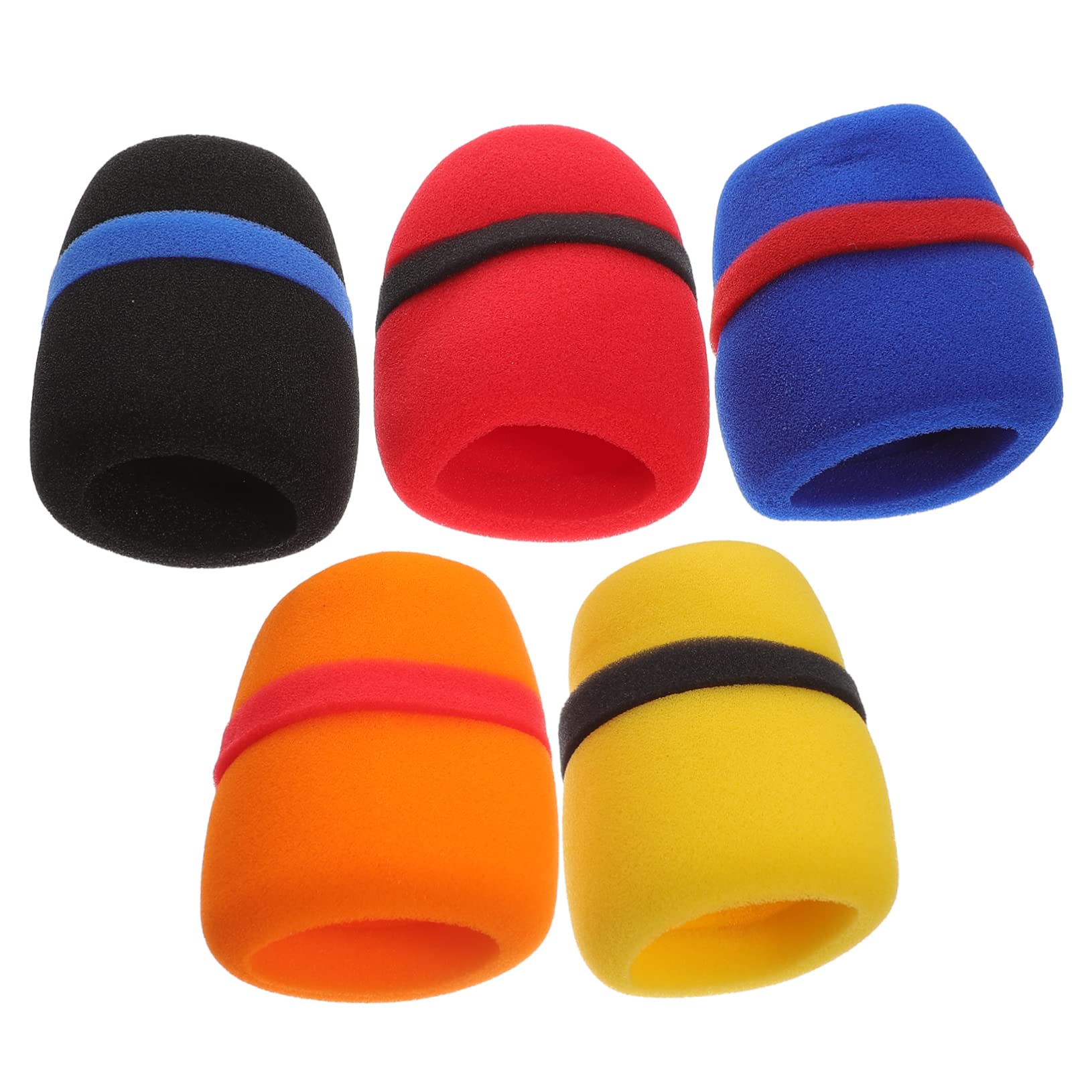 Gadpiparty 25 Piezas cubierta del micrófono cubierta para micrófono cubiertas gruesas para micrófono Accesorios de micrófono Cubierta de esponja de micrófono parabrisas del micrófono espesar