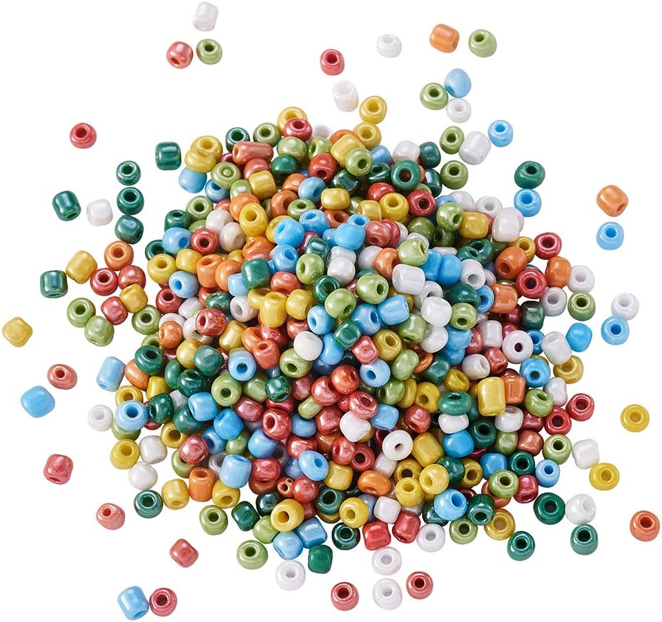 Cheriswelry 10000pcs 8/0 Golden Glass Seed Pony Beads 3mm Czech Tiny Round Rocailles Loose Metallic Pony Beads in Bulk for DIY Bracelet Beading Jewelry Making Crafts Supplies Hole: 0.7mm
