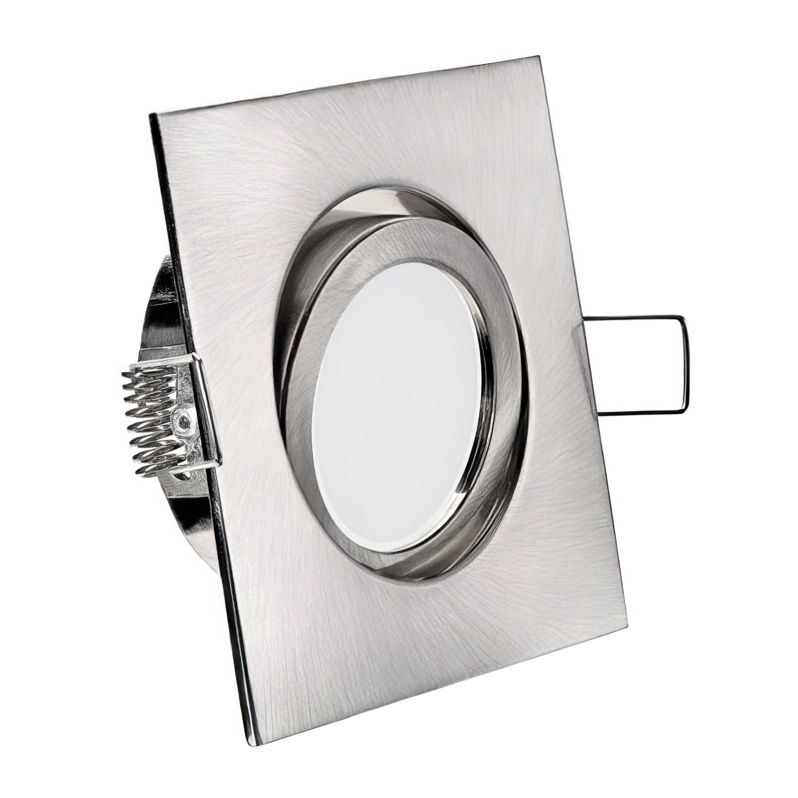 Conceptrun LED Einbaustrahler Schwenkbar – Schwarz, GU10, Dimmbar, Warmweiß, 68–75 Mm Einbau