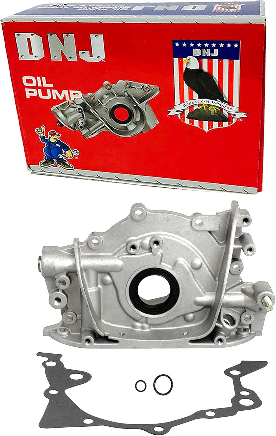 DNJ OP500 Oil Pump for 1985-1997 Chevrolet, Geo, Suzuki Metro, Samurai, Sidekick 1.0L-1.3L L3 6V SOHC 993cc