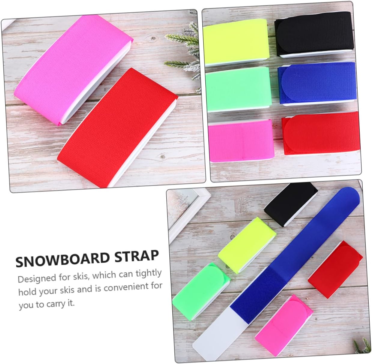 INOOMP 20 Pcs Ski Strap Snowboarding Accessories Snowboard Accessory Carrying Strap for Snowboard Outdoor