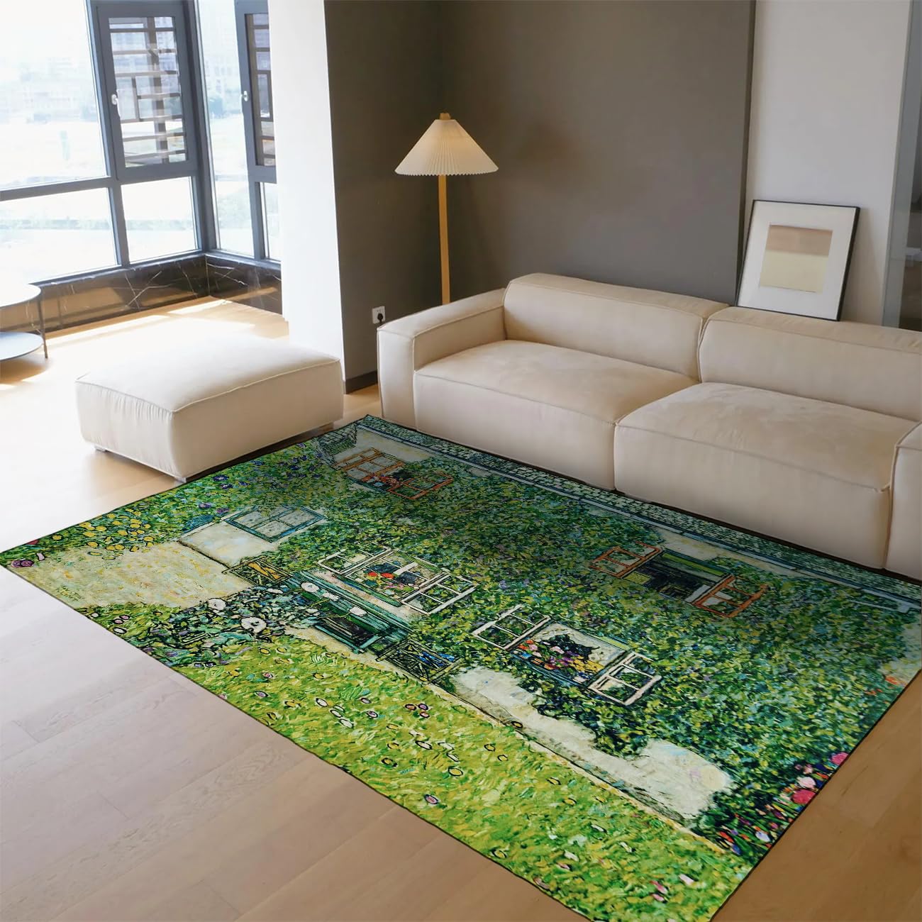 Tapis de paysage imprimé Klimt avec envers antidérapant 160x230