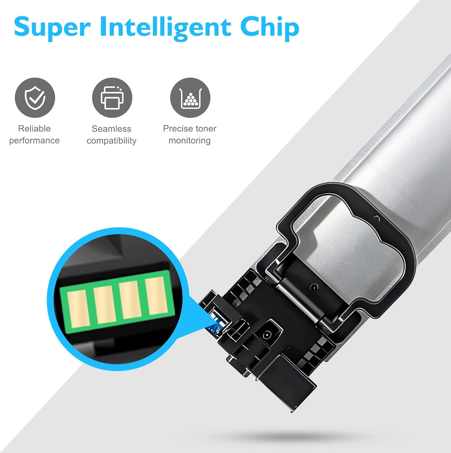 Remanufactured High Capacity T10W Ink Cartridge T10W100 T10W200 T10W300 T10W400 Ink Set Compatible for Workforce Pro WF-C5390 WF-C5890 Color Printer (4-Pack, Black Cyan Magenta Yellow)