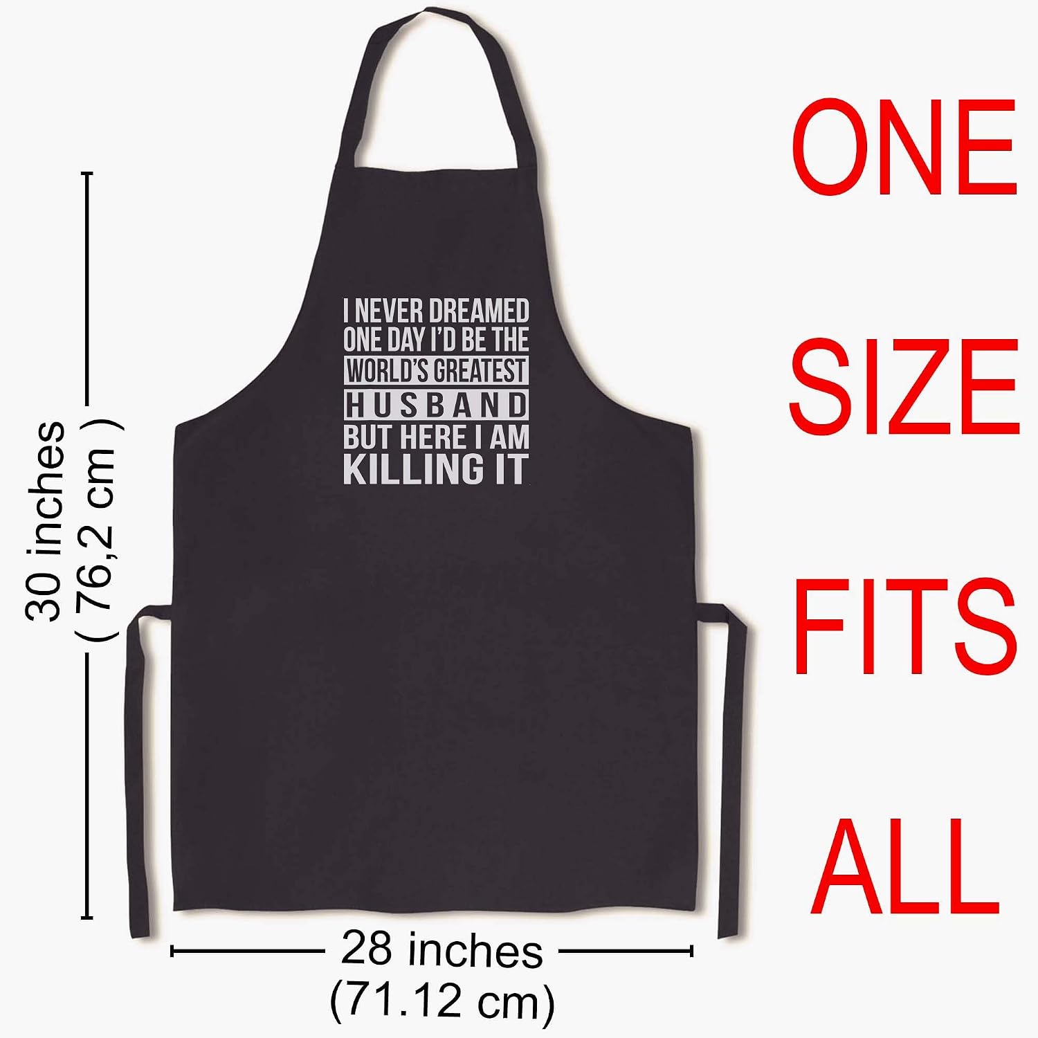 Funny Gag Sarcastic Apron Mens Worlds Greatest Husband Funny Gift For Awesome Cool Hubby Kitchen Home Poster Funny Chef Cook Aprons Home Decor