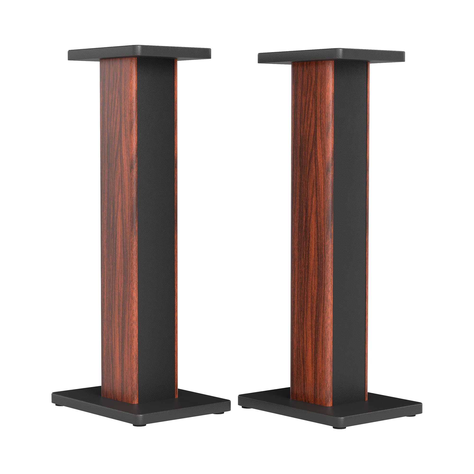 Soportes de altavoz de madera de 70 cm contra vibraciones y sonido distorsionado 8