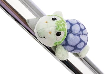 63076 MagNICI Mini Turtle, 7 cm, Green, Soft Toy with Magnet, Adheres to Metal Surfaces, Magnetic Boards and Bag Handles as Travel Companion Gift Idea