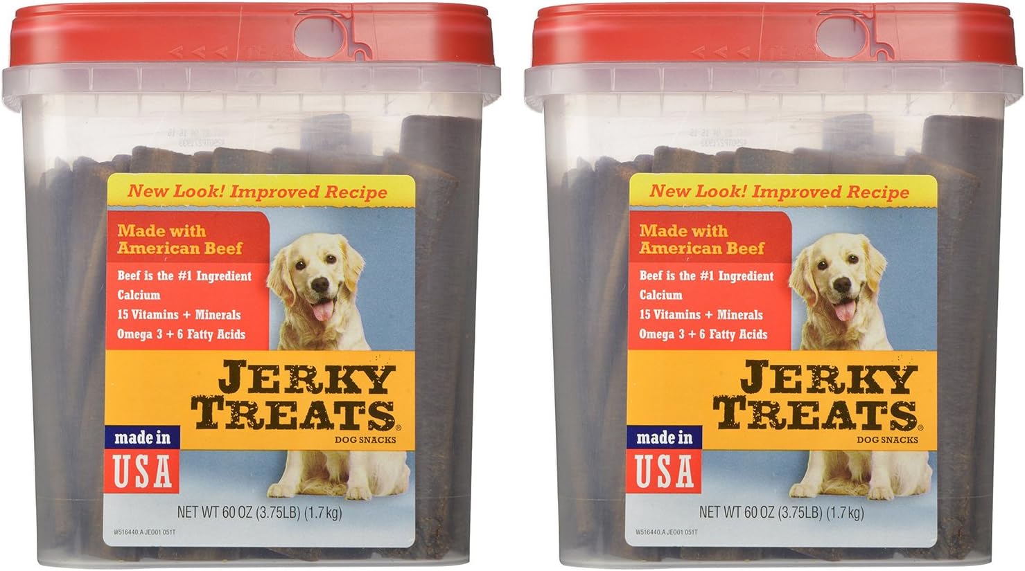 Tender Beef Strips Dog Snacks (2 x 60 ounce)