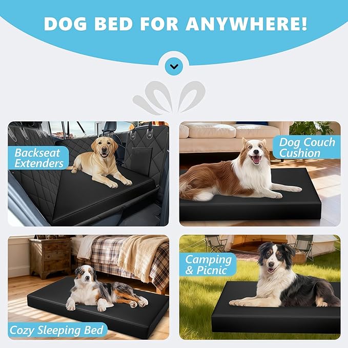 Cama para Perro de Auto Asiento Trasero 140x67 cm Impermeable Lavable miniatura 8