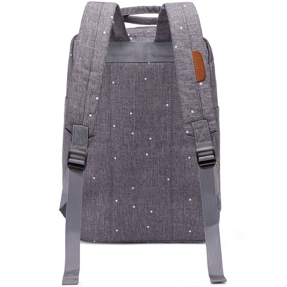 KAUKKO Oxford Fabric Backpack - Lightweight Daypack, Water Repellent, Fits 14” Laptop, 15.75x11.03x4.37 Inches
