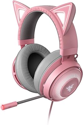 Razer AU Kraken Kitty Chroma USB Gaming Headset, Quartz, RZ04-02980200-R3M1