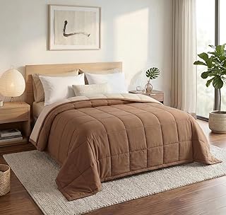 SANMARINO Reversible King Size Comforter 220 GSM Microfiber | Double Bed AC Comforter/Blanket for Winter & All Season | So Price In India