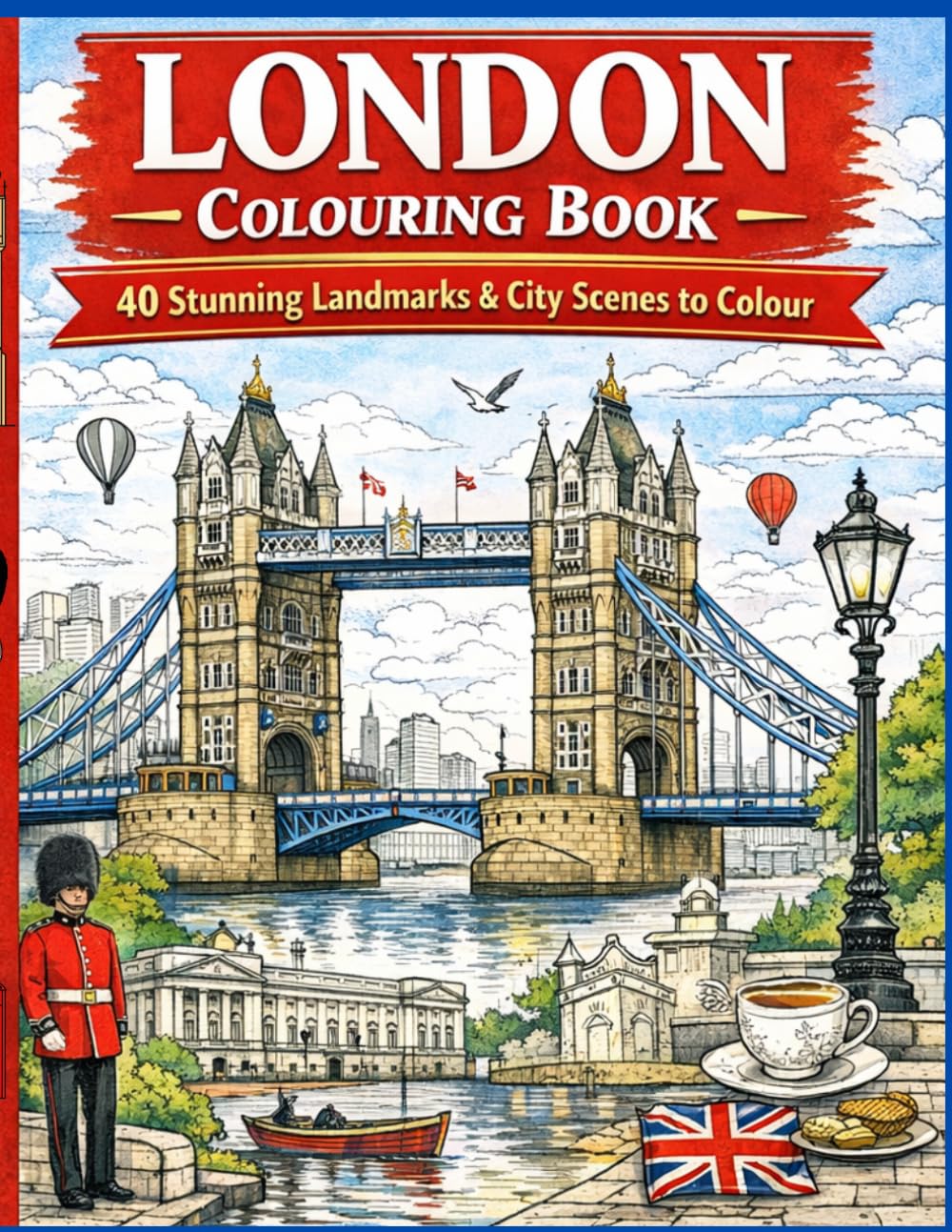 London Colouring Book: Colour in London without leaving the sofa (CITIES BY BIF BOOKS COLOURING BOOKS)