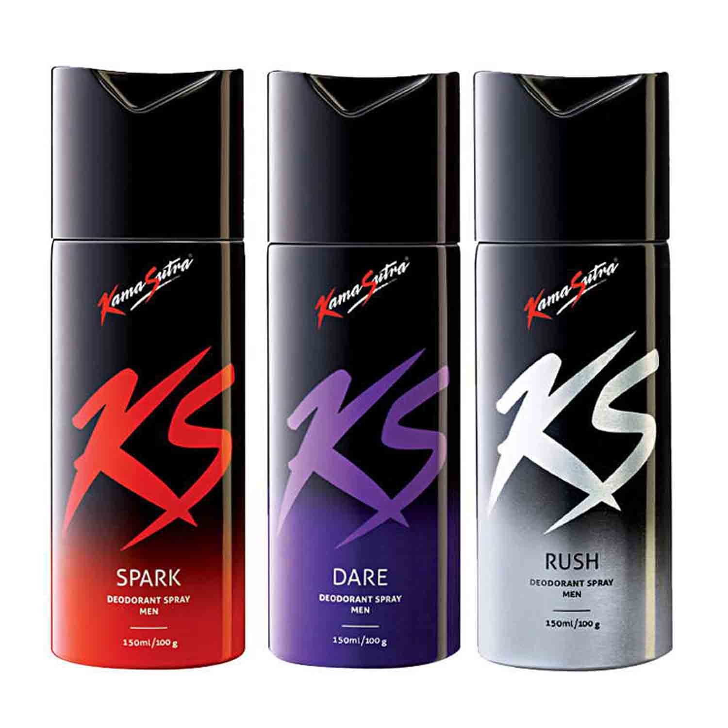 Sponsored Ad - Kamasutra Deodorant For Men Spark + Dare + Rush 150ml
