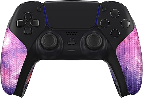 eXtremeRate PlayVital - Agarre antideslizante para controlador PS5, almohadillas de goma suave con textura profesional para controlador ps5 - Nebula