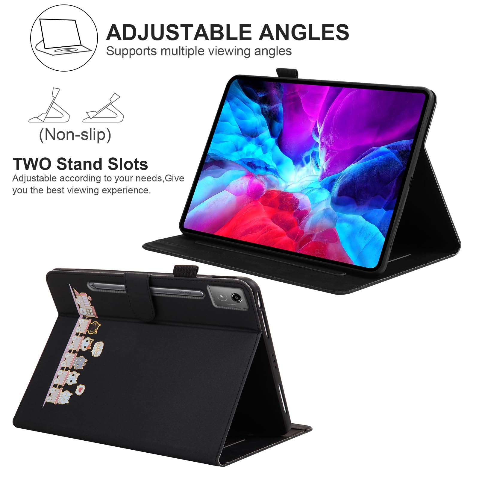 Amazon.co.jp: Qribo Xiaoxin Pad Pro 12.7 2025 ケース シンプル  