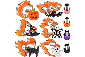 NPET Kids Halloween Sandwich Cutter Set