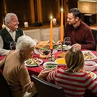 Vista 2 de Velas cónicas de color naranja sin perfume, 10 pulgadas sin goteo para mesa de cena, boda, fiesta, hogar, vacaciones, celebración, 8 horas de tiempo