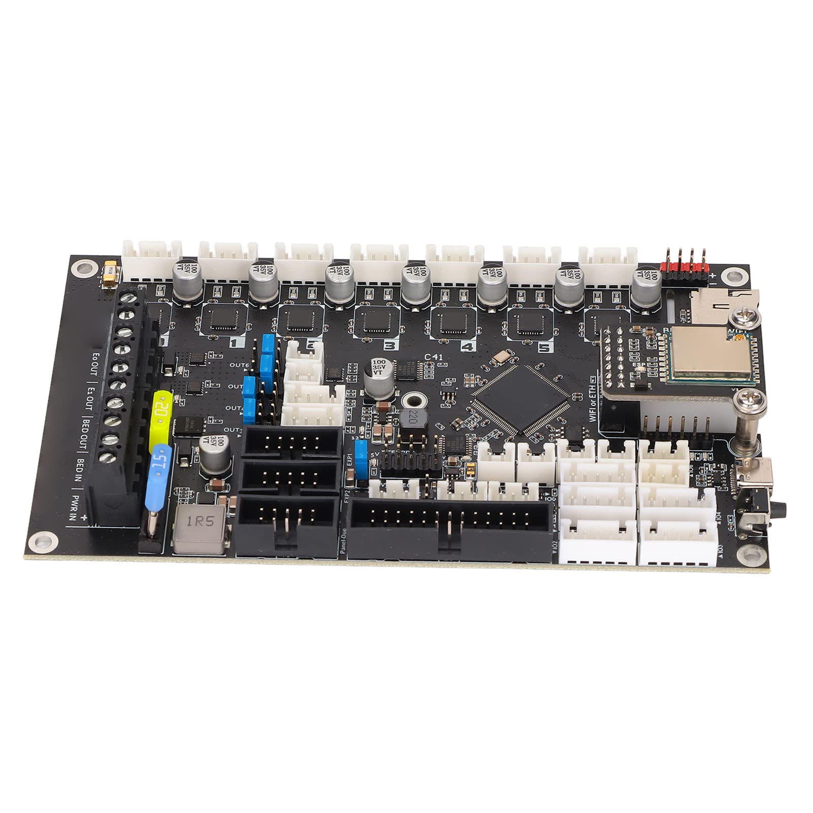 Generic Płyta Sterkownia DRUKARKI 3D, Płyta Głodna DRUKARKI 3D 7 Way TMC2209 Duet3 Mini5 + 2.4 Sterownik Silnika Krokowego Z WYSWIETLACZEM MINI12864