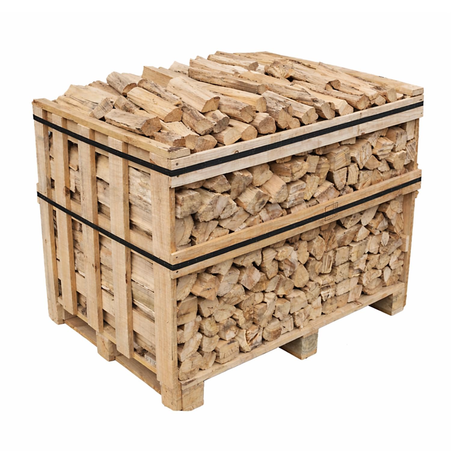 Ecoblaze Kiln Dried Premium Hardwood Firewood (600 Litres) - Logs for Wood Burners, Pizza Ovens, Fire Pits, Chimineas, Fireplaces and Campfires, Moisture Under 20%
