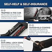 Vista 6 de Bloqueo de pedal de freno, antirrobo para dispositivo de freno de automóvil, bloqueo de embrague de freno de automóvil, protección antirrobo