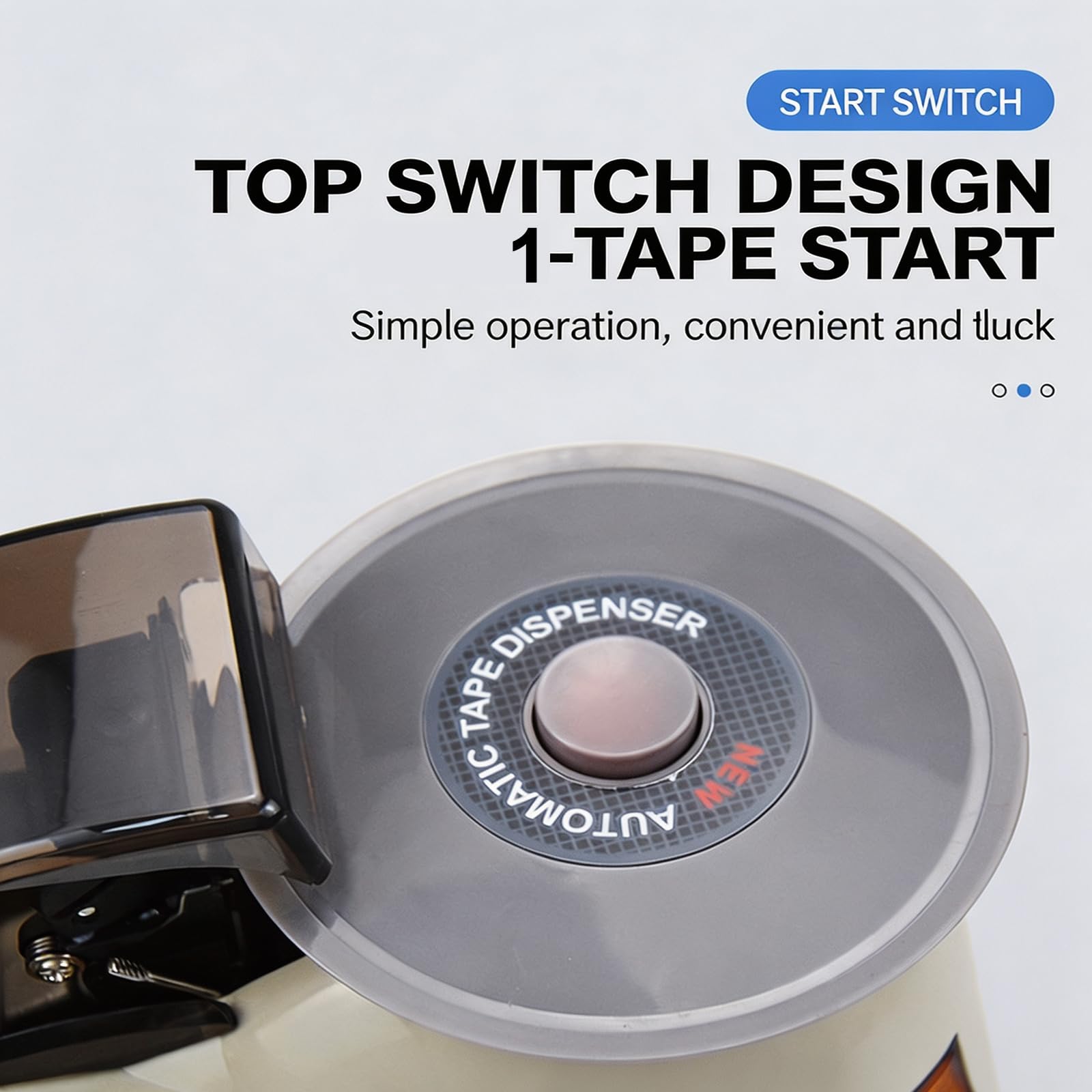 Dispenser Di Nastro Elettrico Da 40 W, Dispenser Automatico Con Lunghezza Di Taglio Da 10 A 60 Mm, Taglierina Portatile Per Nastri Di Varie Larghezze Da 5 A 25 Mm - Preciso, Motore In Rame