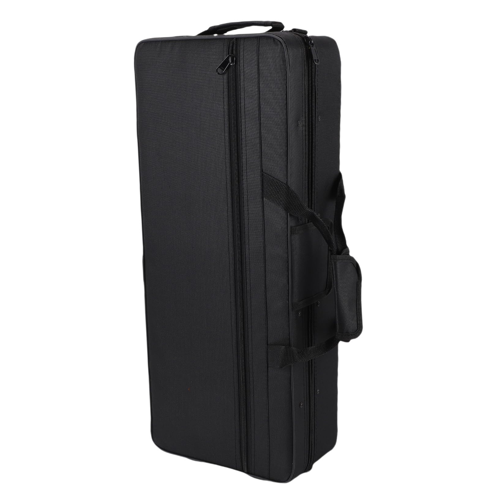 Altsaxophon-Koffer, Hartschalen-Tragetasche, Saxophon-Aufbewahrungstasche, 62 X 27 X 15 cm, Leichtes Oxford-Gewebe mit Verstellbarem Schultergurt für Wasserdichten, Stoßfest