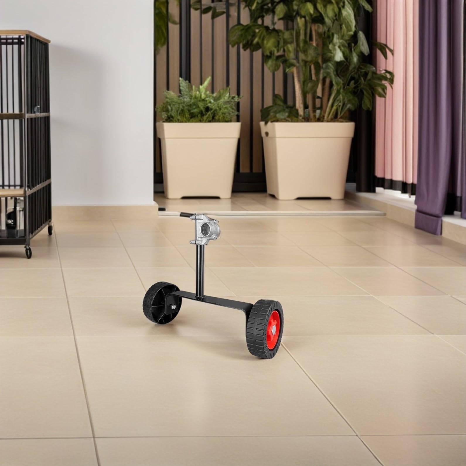 ibasenice Rueda de Soporte para Cortacésped de Rueda de Silenciosa para Cortacésped de Empuje Accesorios de Jardín
