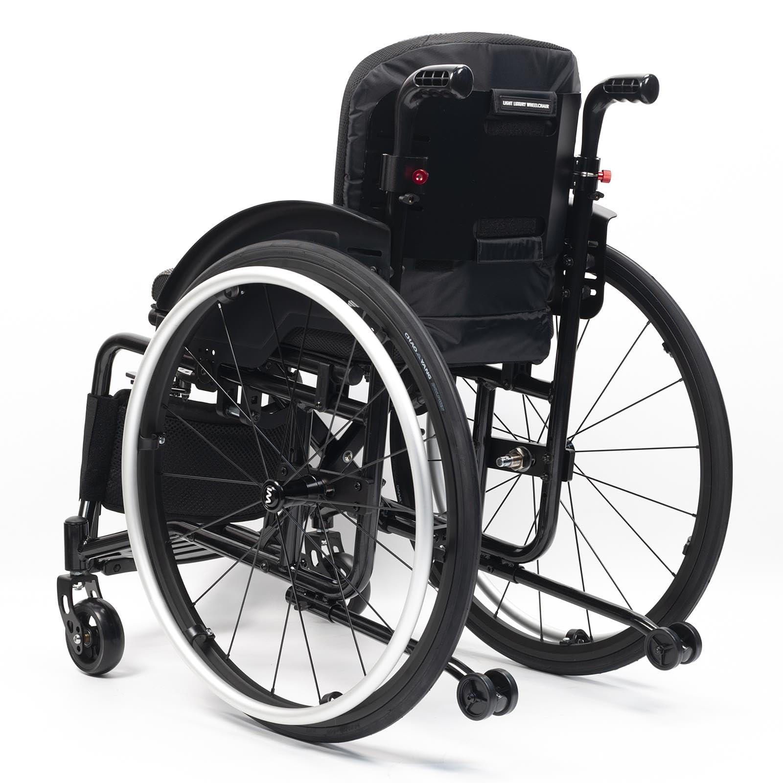 Silla de ruedas deportiva ligera todo terreno, silla de ruedas plegable
