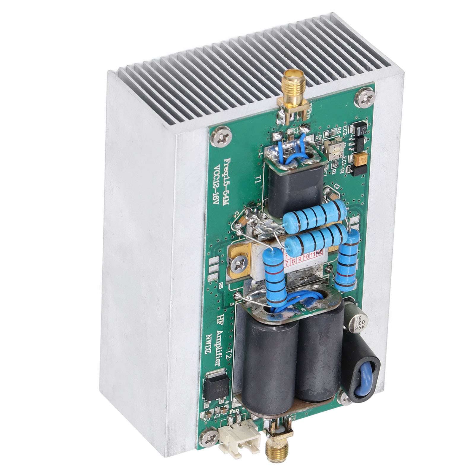 Amplificatore di fine bordo 3-5 W ingresso buona dissipazione di calore Potenza stabile RF Amplificatore finale 1.5-54MHz per CW AM FM HAM Radio (100W)