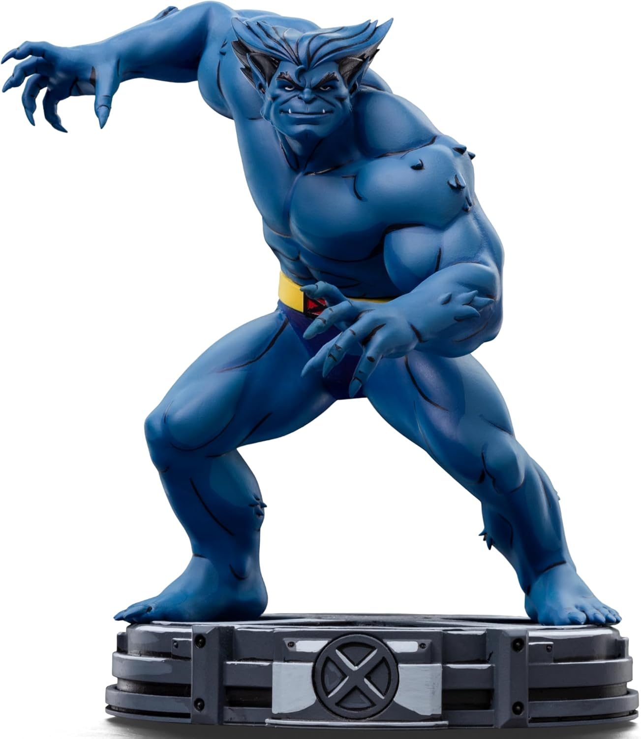 Iron Studios Collectible Statue Beast - X-Men '97 - Art Scale 1/10 Polystone Resin Blue 7.2 inches 18.5cm