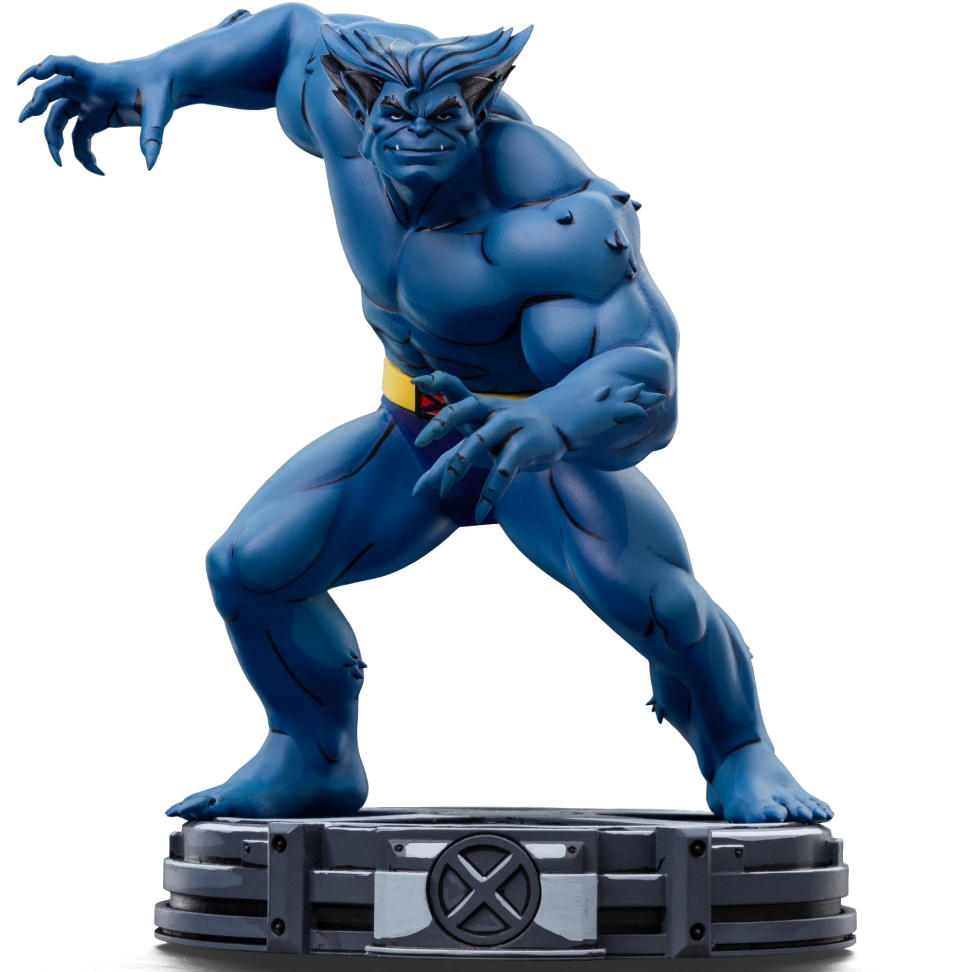 Iron Studios Collectible Statue Beast - X-Men '97 - Art Scale 1/10 Polystone Resin Blue 7.2 inches 18.5cm