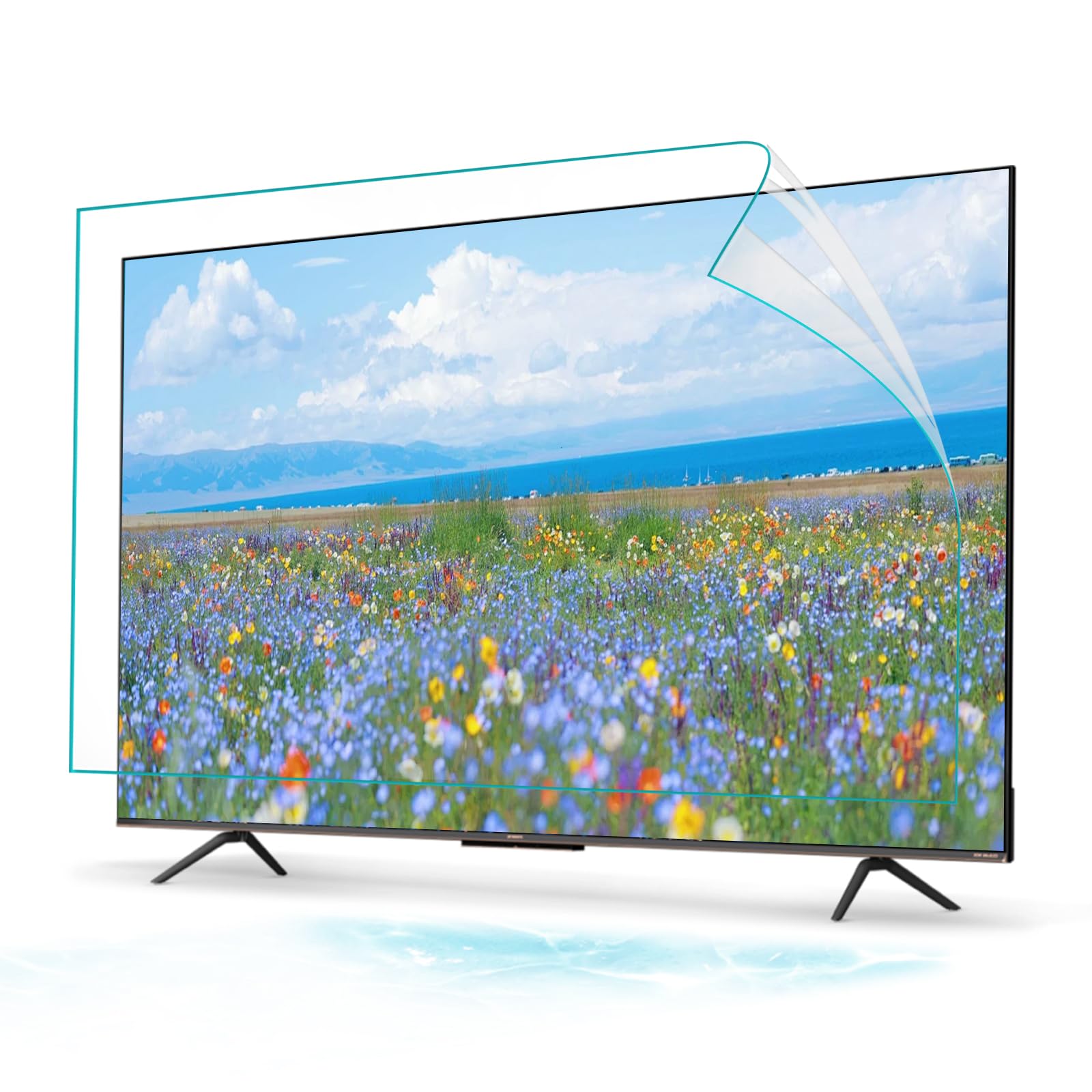 Filtre anti-lumière bleue TV 43 pouces mat - Protégez votre écran 942x529mm des rayures