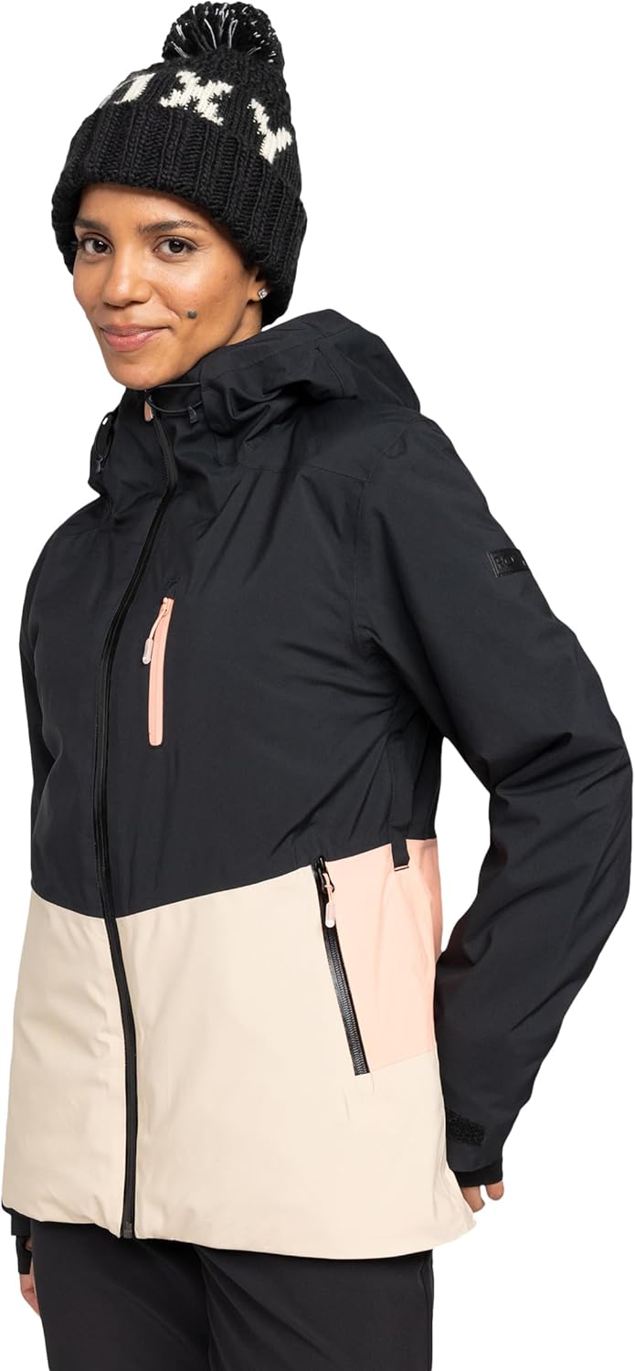 Roxy Womens Ski Jacket – 10k Waterproof, Insulated, Pfas-Free, Stretch, Recycled Fabric - Image 3