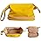 Abiudeng Large Makeup Bag for Women,Travel Makeup Organizer with Brush Holder, Dopp Kit Essentials,Waterproof Lozenge Cosmetic Bag for Traveling,Multi Compartment,Cute,Spacious Capacity-yellow