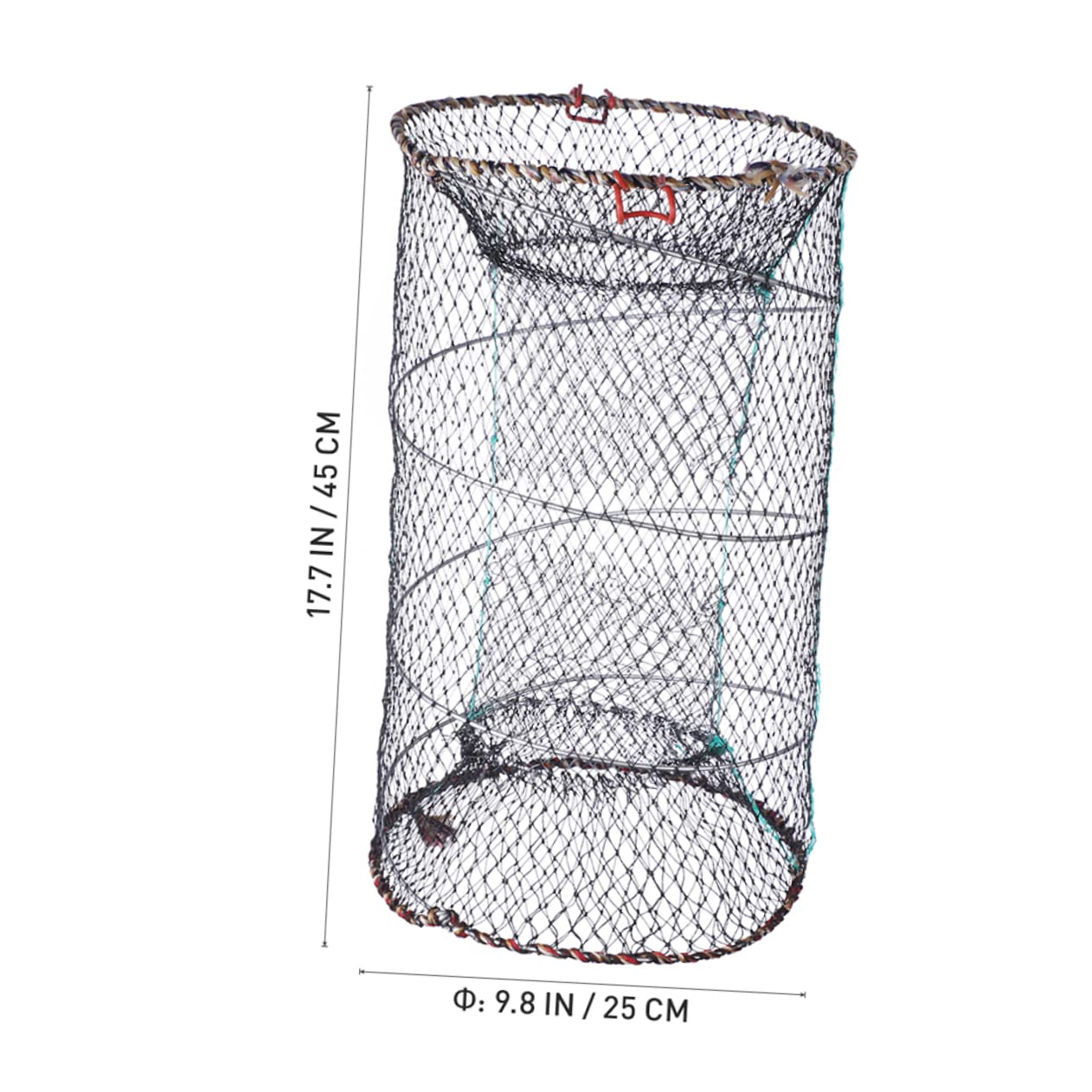 Totority 2Pcs Folding Bait Multi Function Crawfish Lobster Traps Convenient Portable Fishing Nets for Easy Catching Aquatic Creatures