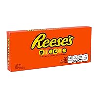 Vista 3 de REESE'S PIECES Mantequilla de maní en un caramelo crujiente, sin gluten, caja de 4 onzas
