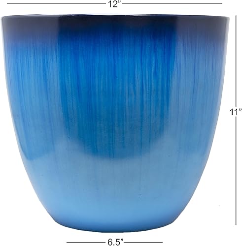 Vista 29 de Gardener Select EPR18-205 Huevo Maceta Flor Verde, 18