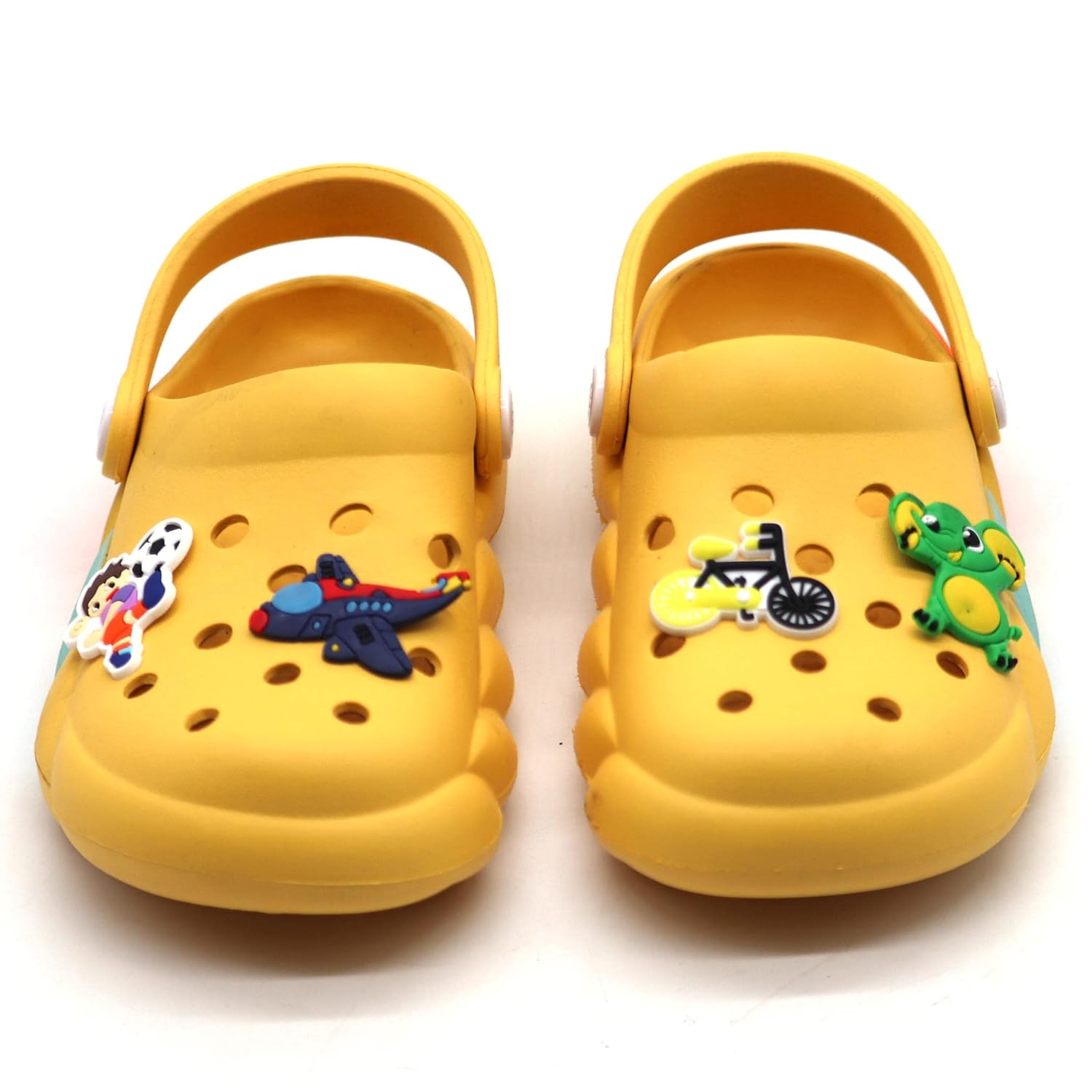 SVAAR Slingback Clog Shoes for Boys & Girls || Indoor & Outdoor Sandals Clogs for Kids with 4 Cartoon Charm 8 71+fMFSGpbL. SL1500