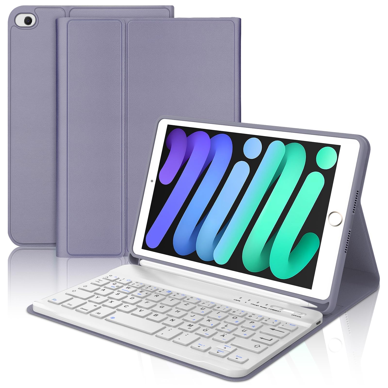 WAVATA Tastatur für Samsung Galaxy Tab S10 FE+ Plus 13.1 Zol