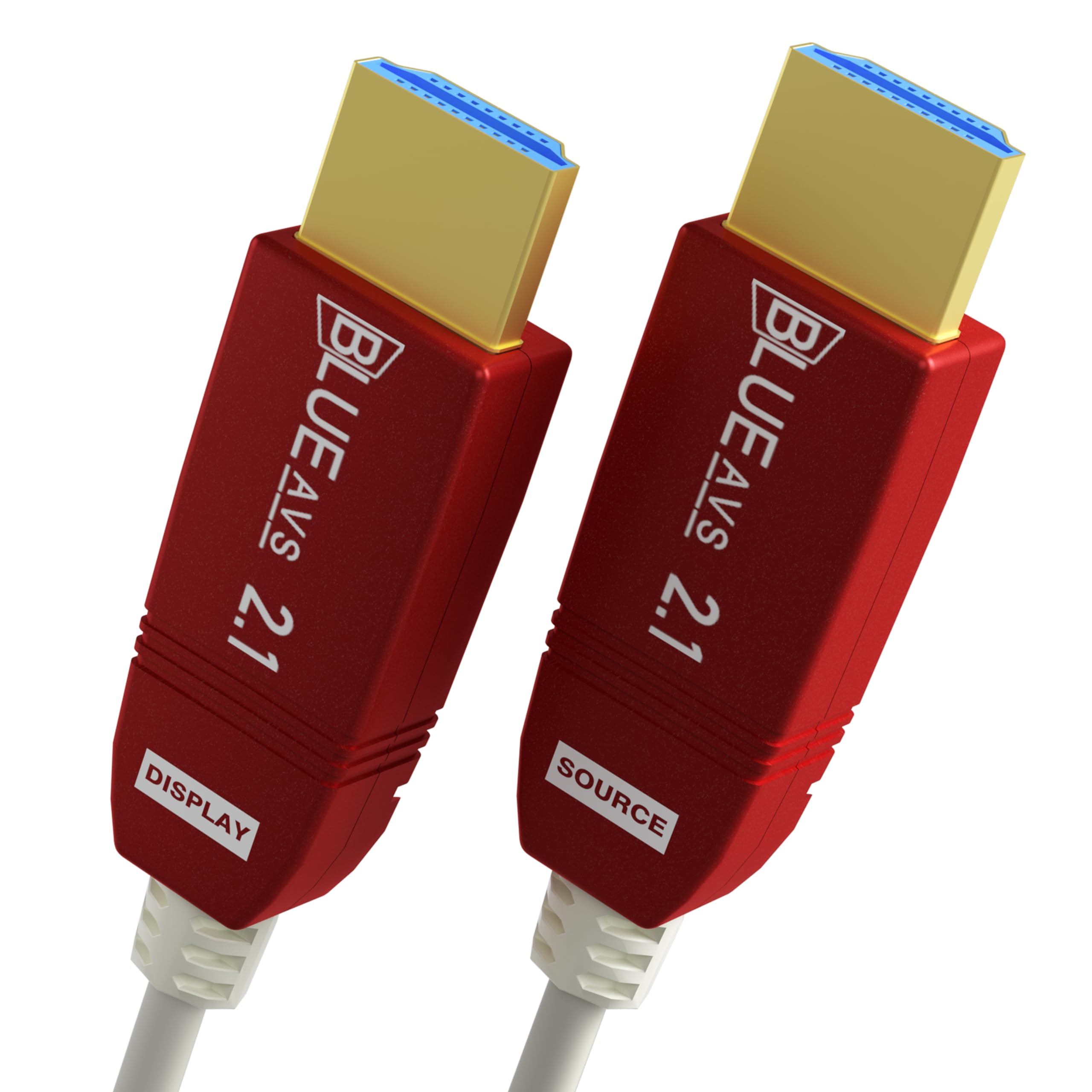 BlueAVS 8K HDMI 2.1 Fiber Optic Cable 100FT Ultra High Speed 48gbps Supports 8K@60Hz 4K@120Hz Dynamic HDR10 eARC HDCP 2.3 Compatible with PS5/4, Xbox, RTX 3080 3090, Roku, LG CX C9