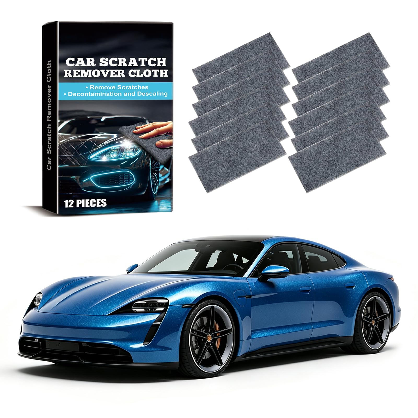 Paños para eliminar arañazos en pintura de automóviles y pulido de marcas de luz