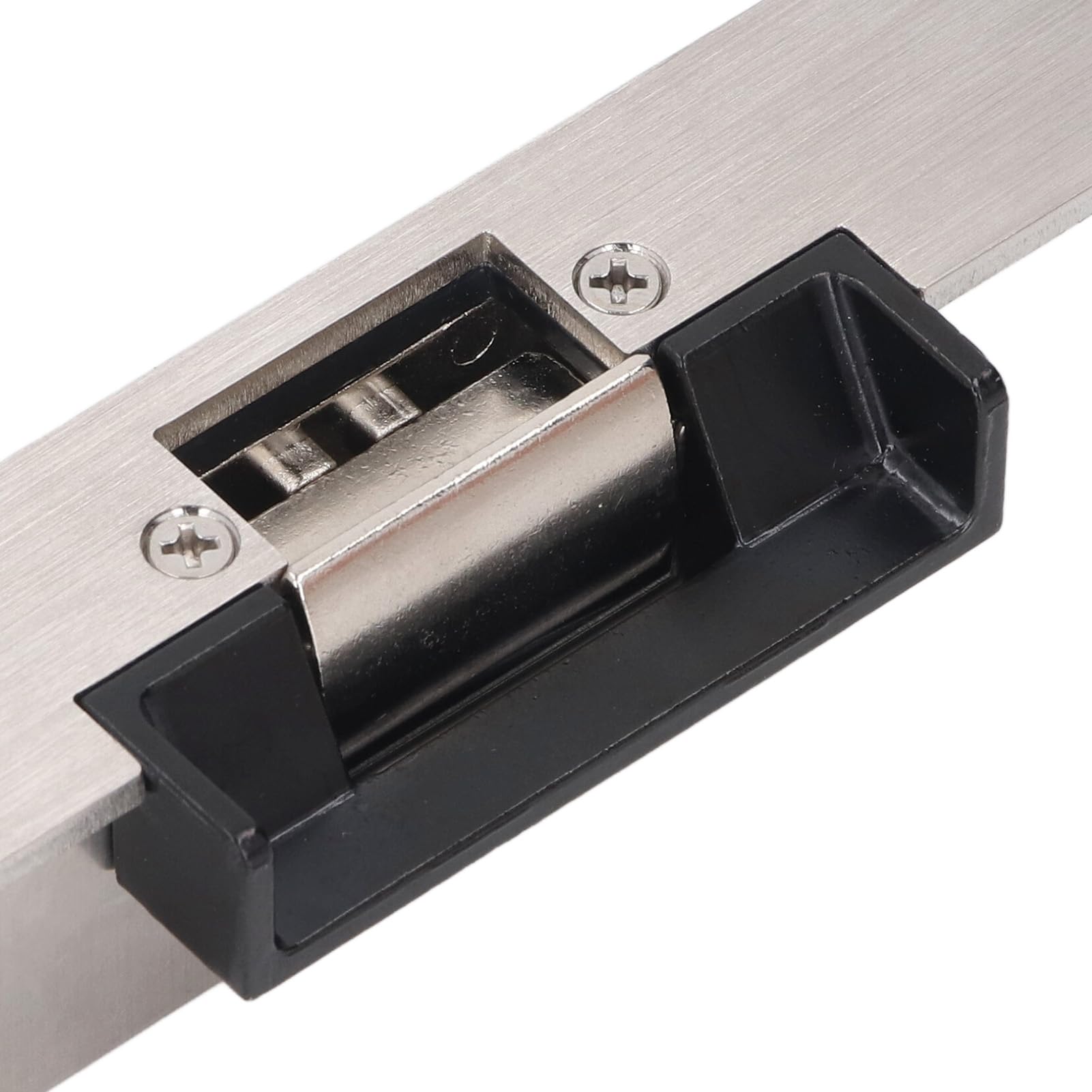 Fall Safe Electric Strike Lock 12V Mecanismo Seguro de Ataque Eléctrico para Cerraduras Cilíndricas El Bloqueo Eléctrico Fall Convierte las Cerraduras Cilíndricas Estándar en