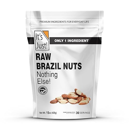 Vista 10 de It's Just - Nueces de Brasil crudas, 2 libras, sin sal, sin OMG, aptas para dieta cetogénica, veganas, sin PPO, grandes, premium, recién