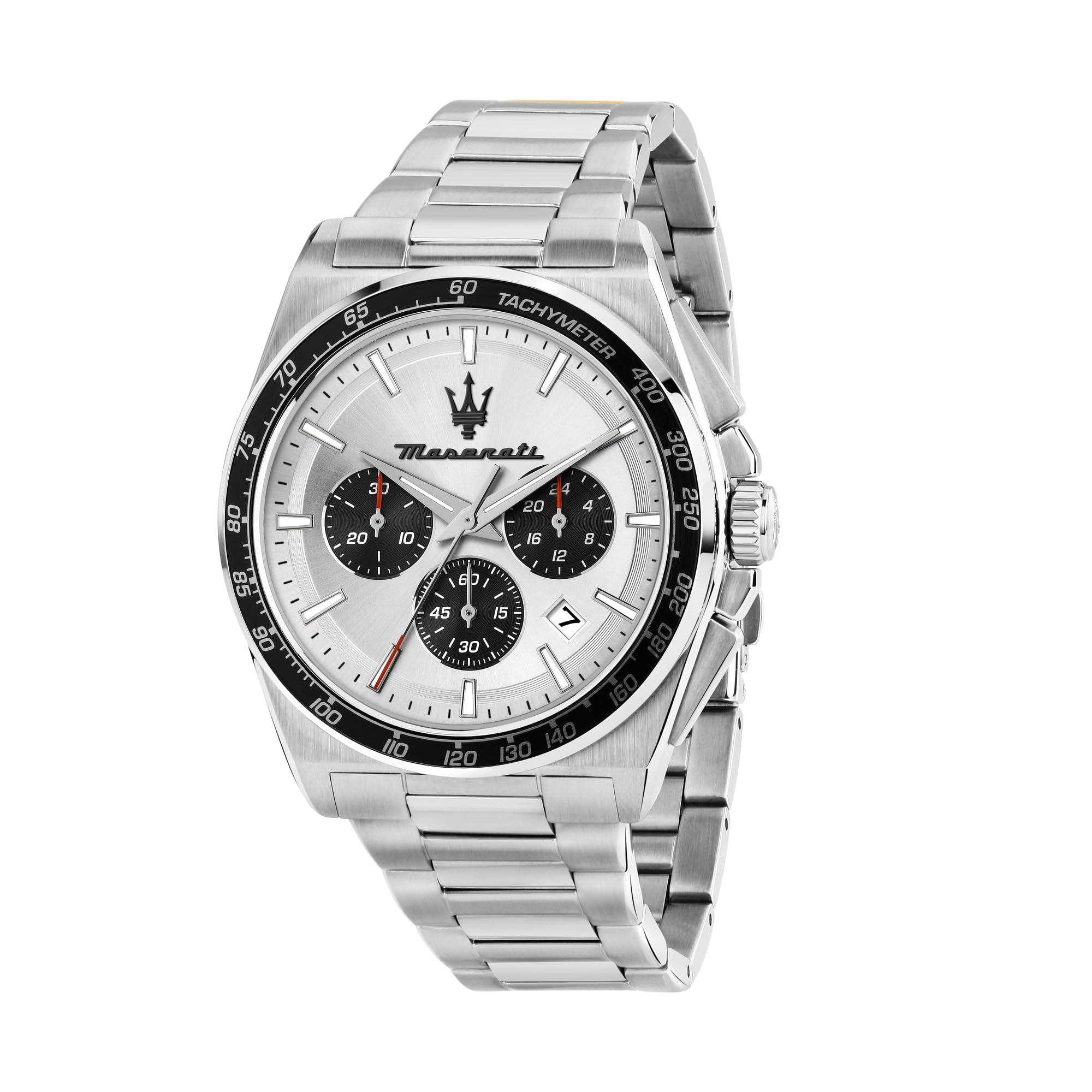 Maserati Orologio Uomo in Acciaio, Cronografo, Analogico, 43 mm, Collezione VELOCITA', Regalo Uomo - R8873652006