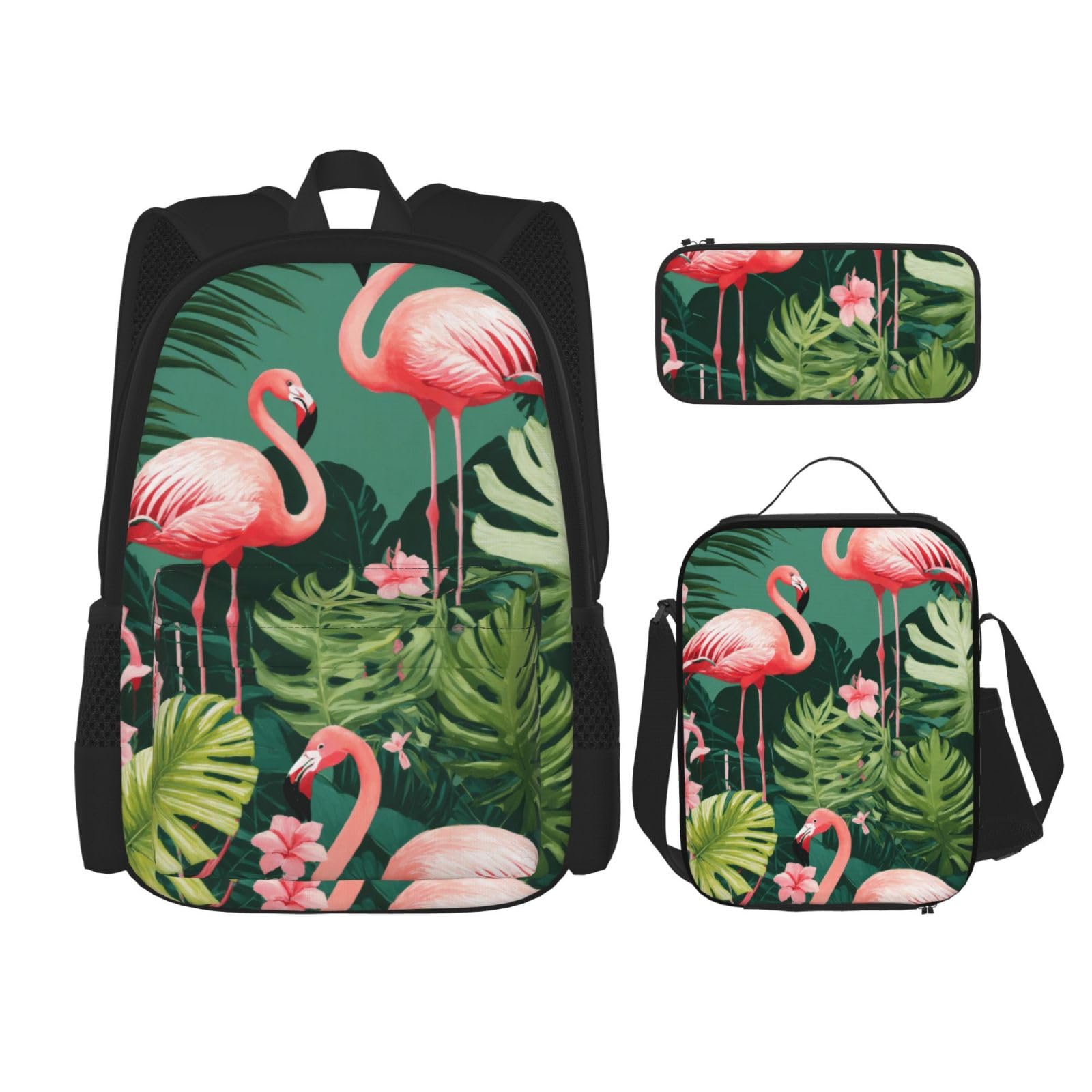Zaino, borsa portapranzo, astuccio, set da 3 pezzi, per lavoro e