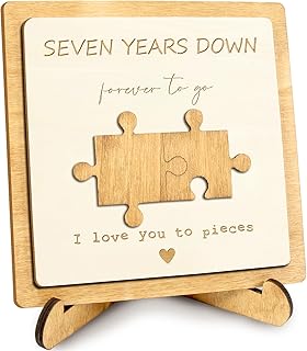 MAMAGIFTREE 7 Year Anniversary Unique Gift for for Her, Him, Boyfriend, Girlfriend, Husband, Wife