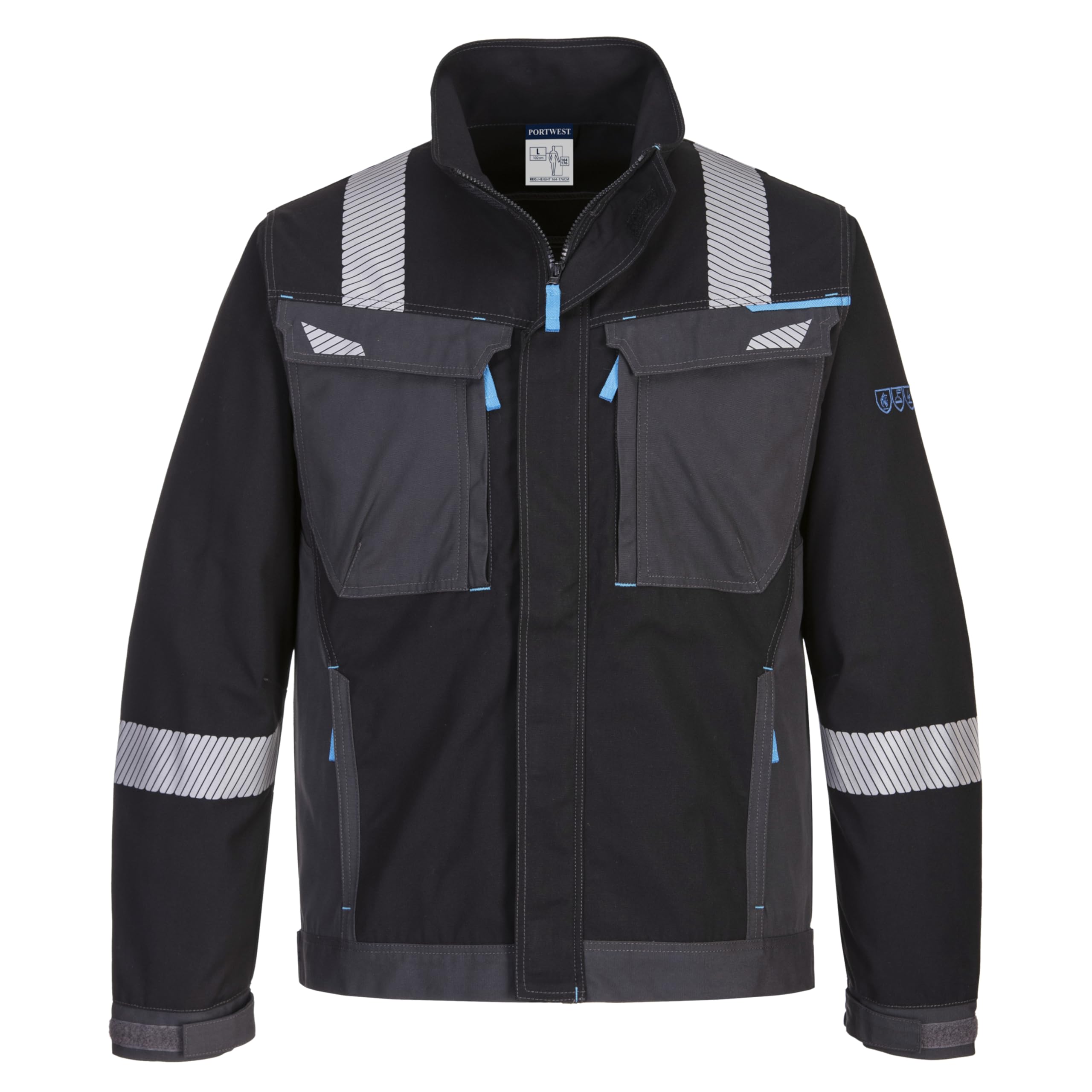 Portwest - Veste de Travail Anti-FEU WX3 2XL Noir