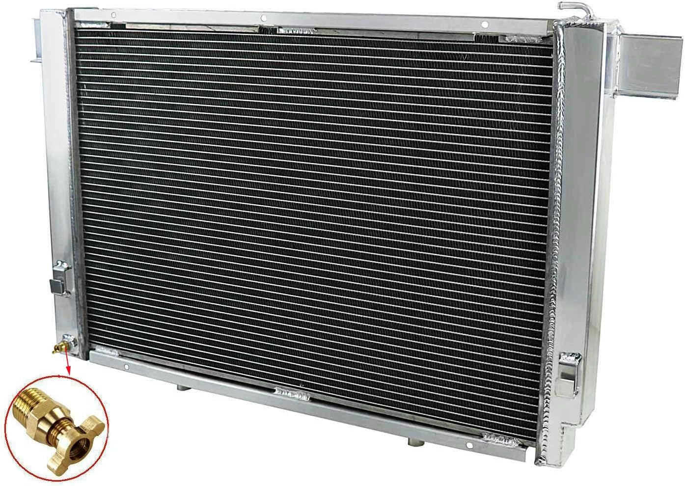 3 Row Aluminum Radiator for 1990-2002 Mercedes-Benz SL500 500 SL 5.0 V8 Radiators 1991 1992 1993 1994 1995 1996 1997 1998 1999 2000 2001